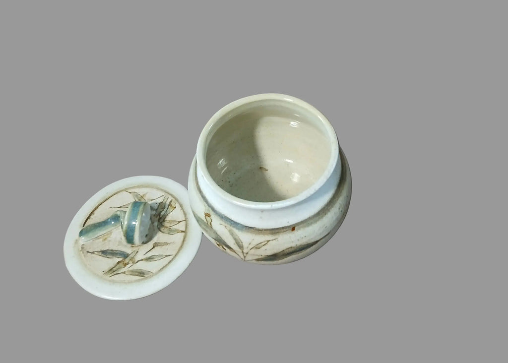 Vintage Studio Pottery Canister Jar – Phyllis Noel, Penticton BC, 1983 Phyllis Noel