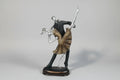 Vintage Art Deco Revival Tango Dancers Statue – Chrome & Nickel, Hollywood Regency, c. 1970s Vintage Craze