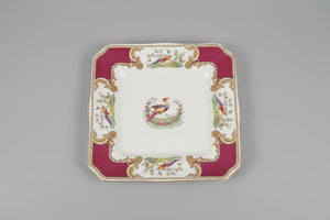 Myott Staffordshire Chelsea Bird Luncheon Plate – 1930s–40s English Vintage
