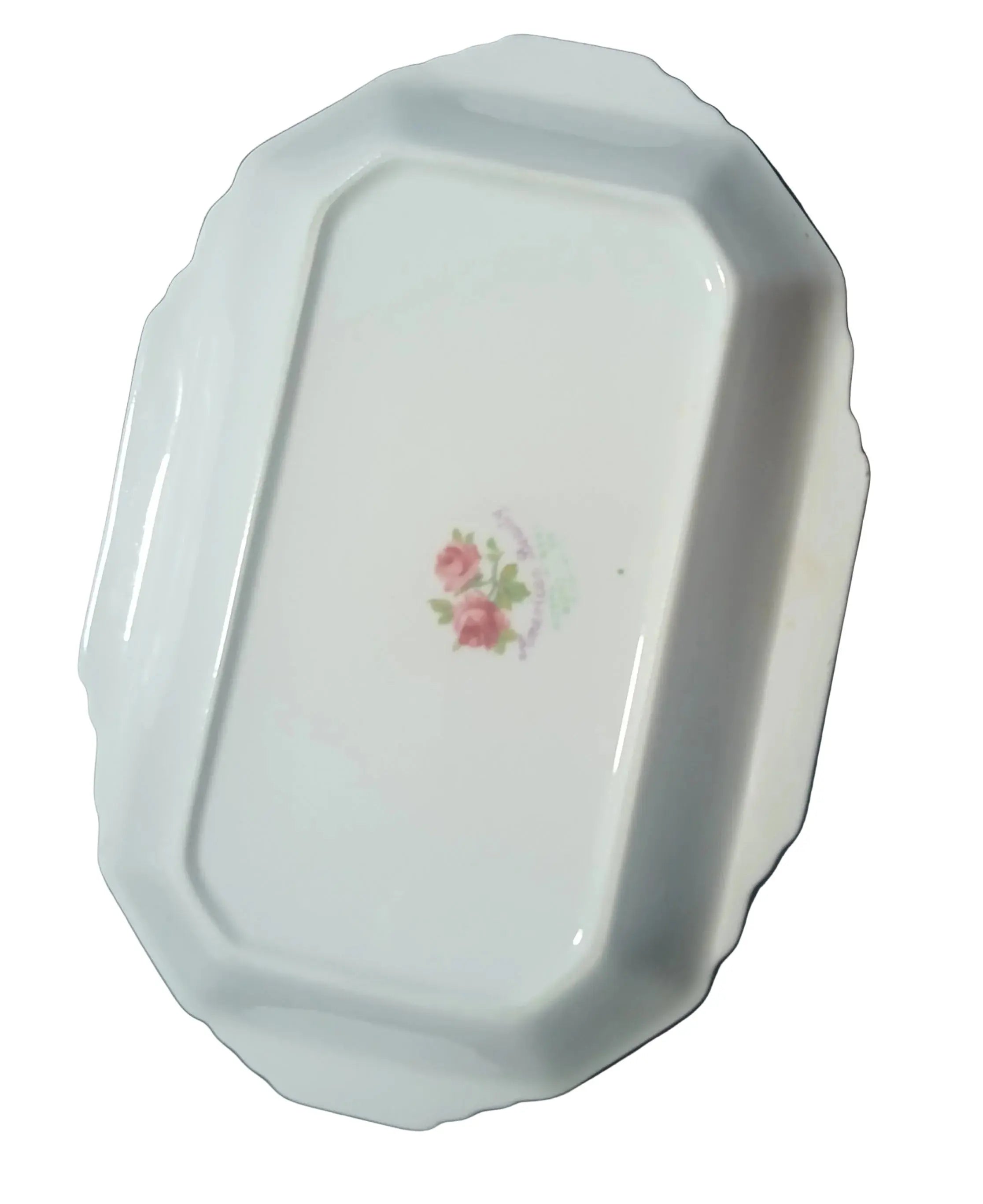 Royal Albert American Beauty Creamer Plate – Vintage English Bone China, 1954–1981 Royal Albert