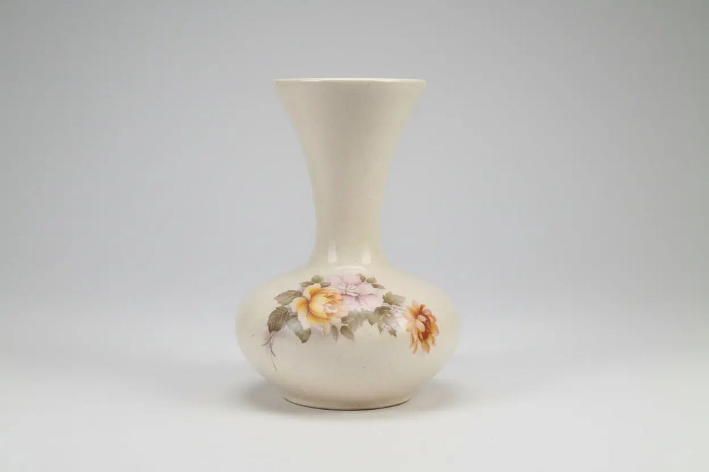 Eva Fraser Studio Pottery Vase – Signed, 1979 | Floral Speckled Glaze Eva Fraser