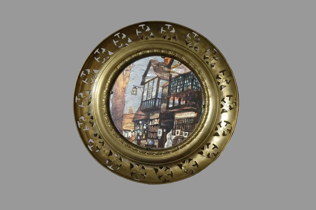 Peerage Brass Foil Art Plate – The Old Curiosity Shop, London Peerage