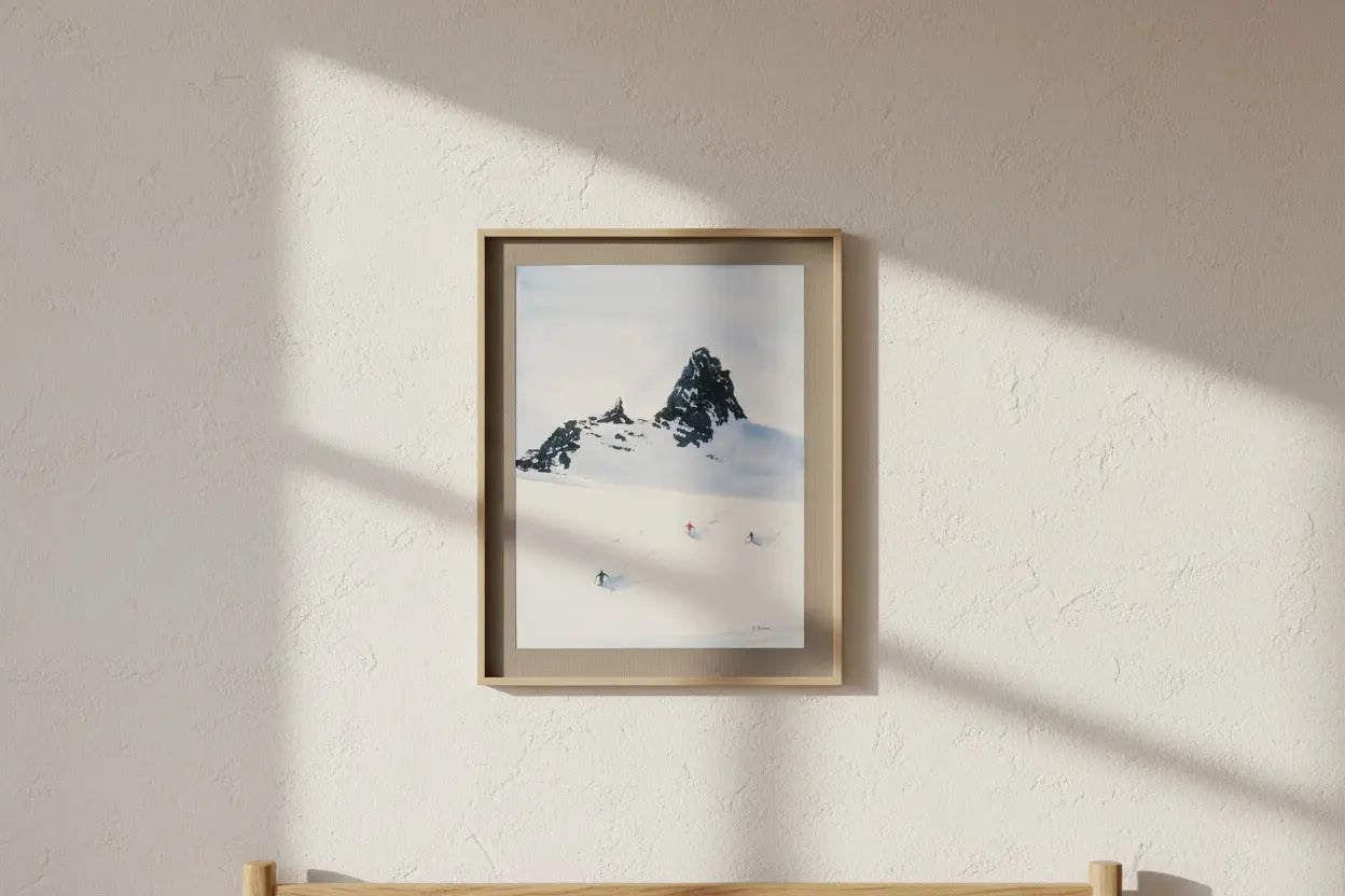 Duncan Bruce Original Watercolor | Black Tusk, British Columbia | Scottish-Canadian Landscape Duncan Bruce