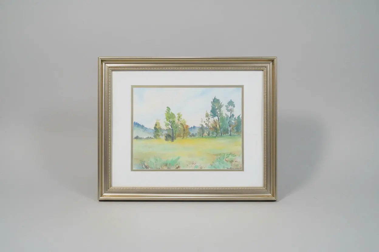 Tor Swenson Vintage Watercolor | Pacific Northwest Landscape, Mid-Century Plein Air Tor Swenson