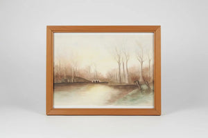 Annie Elizabeth Royle Original Watercolor | Northern England Moors & Woodland Landscape