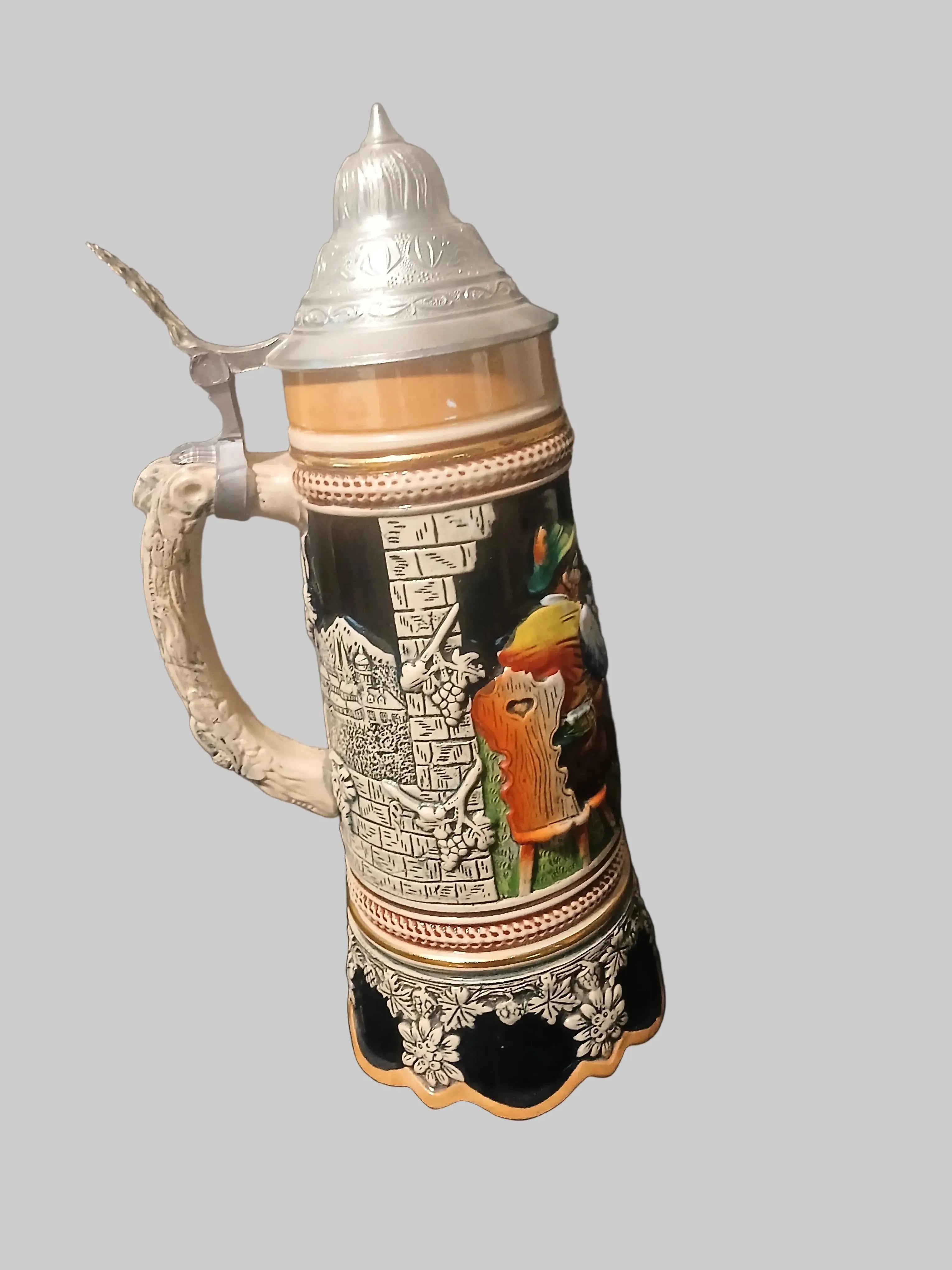 Vintage German Beer Stein – Corzelius & Klauer, Westerwald (1950s–1970s) Vintage Craze