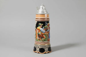 Vintage German Beer Stein – Corzelius & Klauer, Westerwald (1950s–1970s)