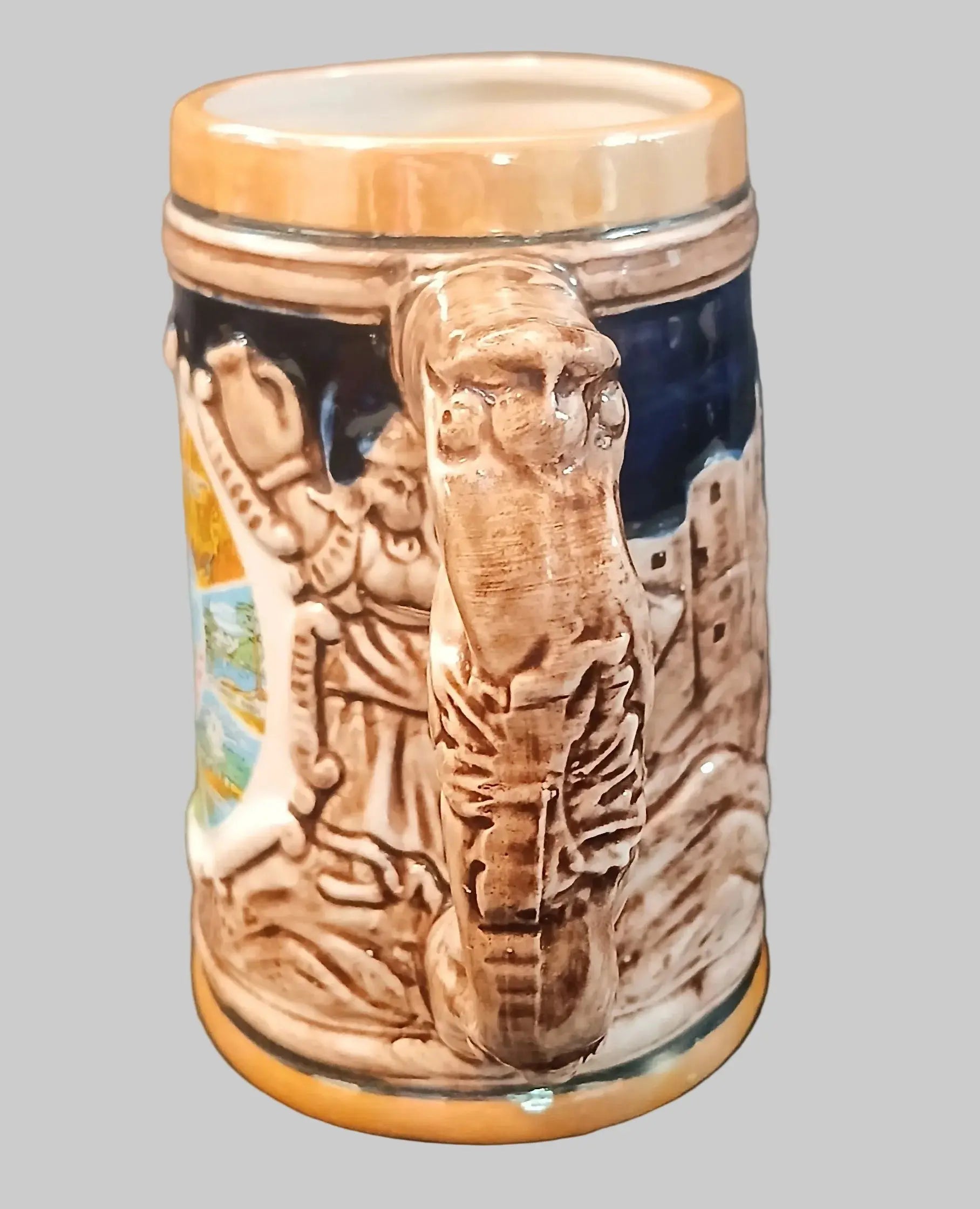 Vintage Montana "Big Sky Country" Beer Stein – Helena Capitol & State Landmarks (1950s–1960s) Vintage Craze