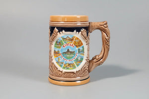 Vintage Montana "Big Sky Country" Beer Stein – Helena Capitol & State Landmarks (1950s–1960s)