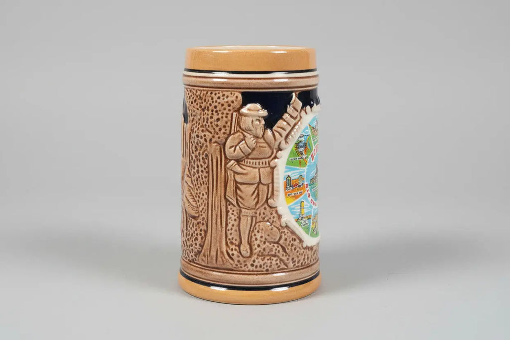 Vintage Montana "Big Sky Country" Beer Stein – Helena Capitol & State Landmarks (1950s–1960s) Vintage Craze