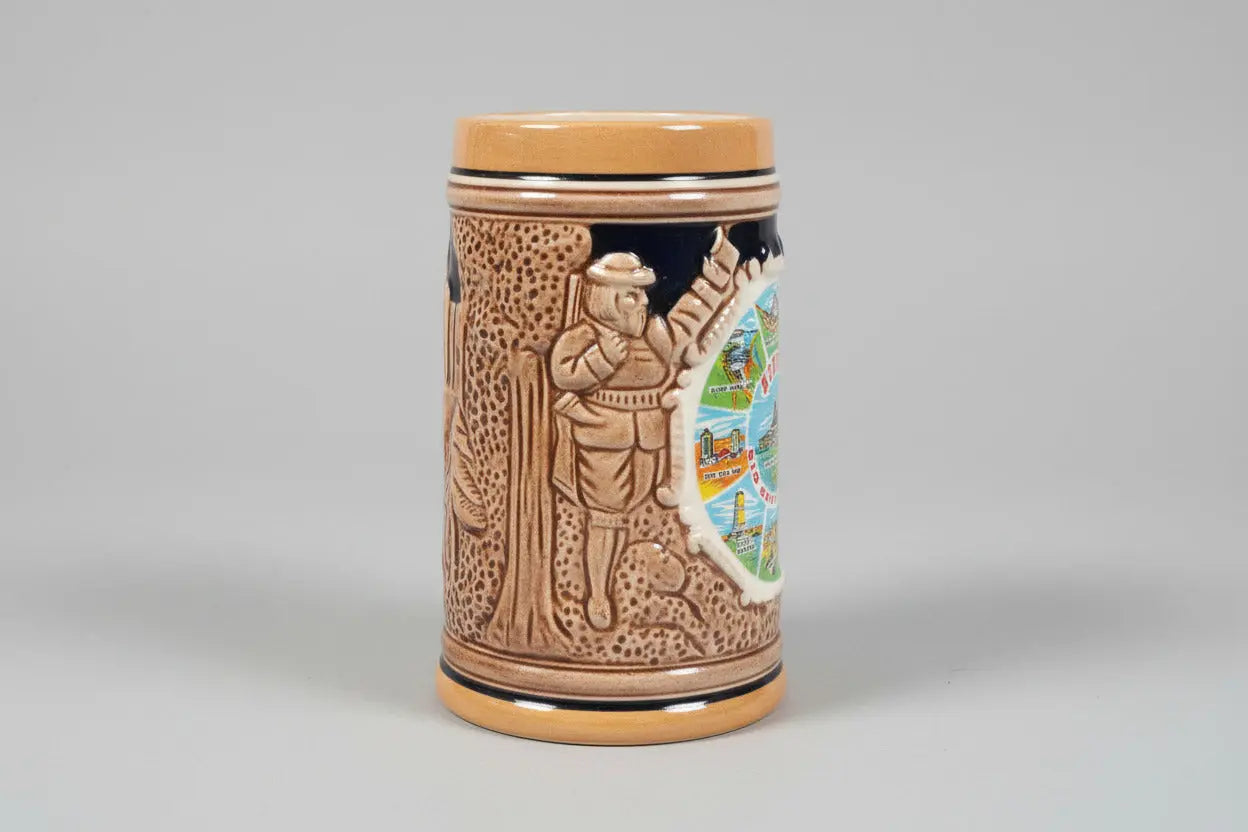 Vintage Montana "Big Sky Country" Beer Stein – Helena Capitol & State Landmarks (1950s–1960s) Vintage Craze