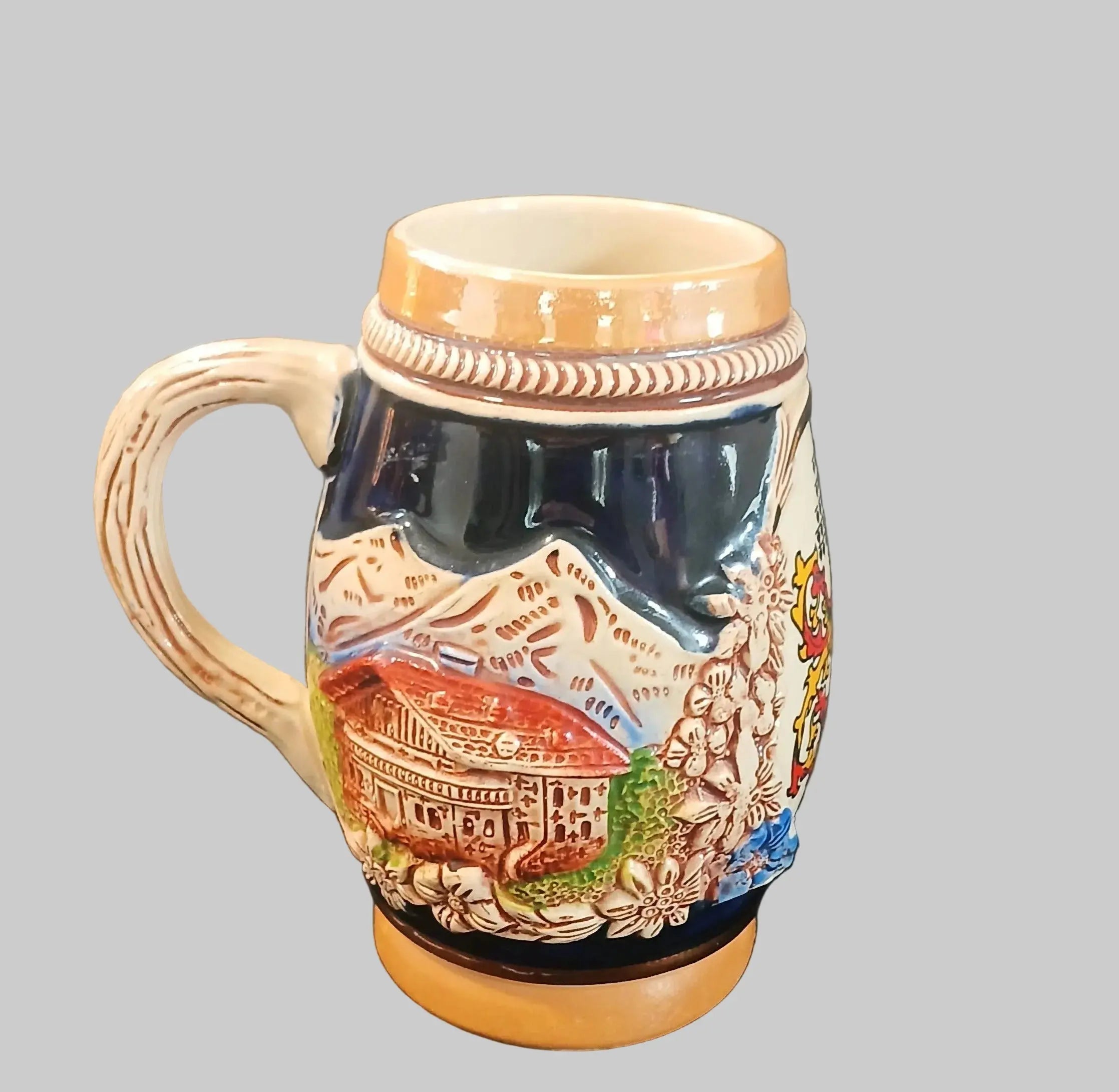 Vintage King-Werk Beer Stein – Kärnten (Carinthia) Austria Souvenir, Model 715 (1960s–1970s) Vintage Craze