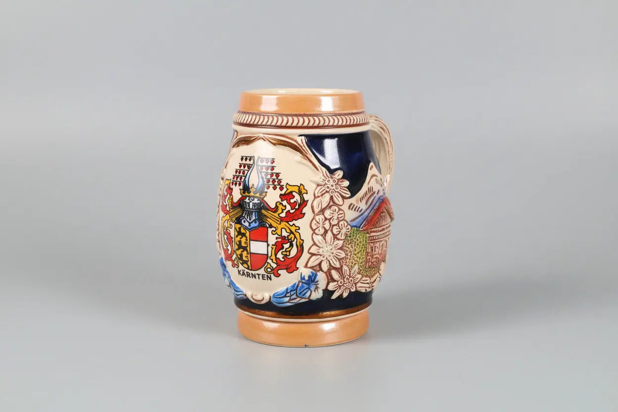 Vintage King-Werk Beer Stein – Kärnten (Carinthia) Austria Souvenir, Model 715 (1960s–1970s) Vintage Craze