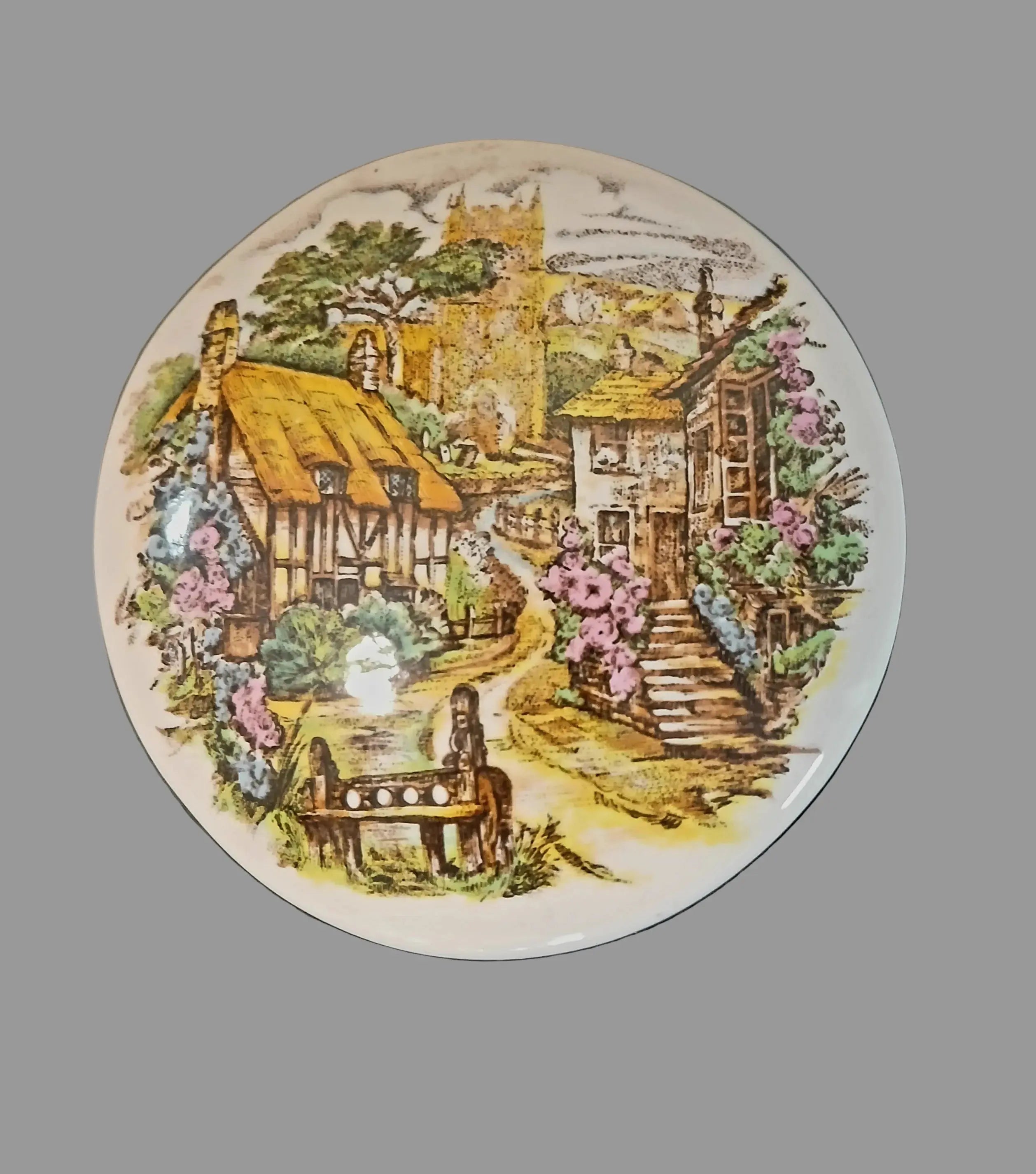 Vintage Jasco Ceramic Pomander – "Vintage Charm" English Countryside, Original Potpourri (1980s) Vintage Craze