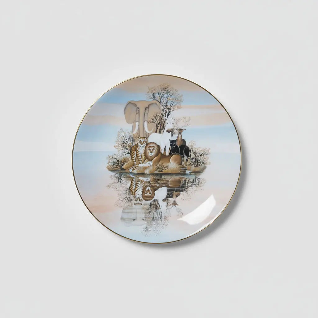 Royal Doulton "Refuge" Collector Plate – Gustavo Novoa, Jungle Fantasy Series #4, 1983 Royal Doulton