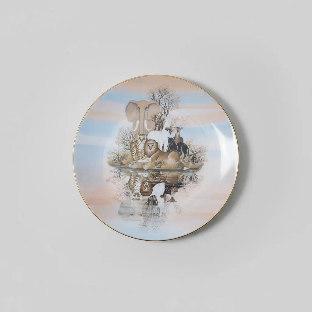 Royal Doulton "Refuge" Collector Plate – Gustavo Novoa, Jungle Fantasy Series #4, 1983 Royal Doulton