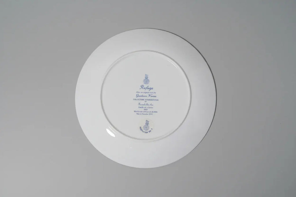 Royal Doulton "Refuge" Collector Plate – Gustavo Novoa, Jungle Fantasy Series #4, 1983 Royal Doulton
