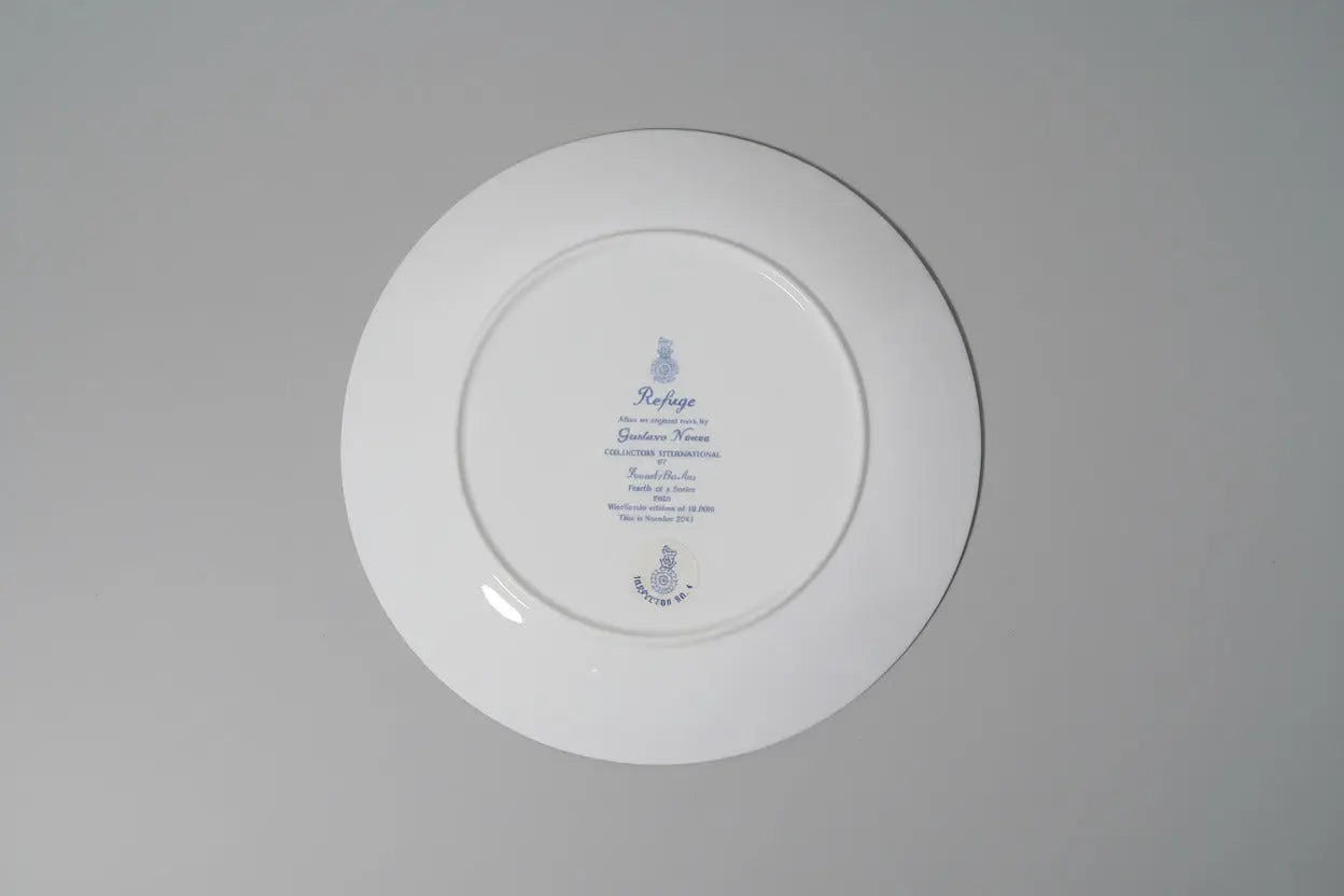 Royal Doulton "Refuge" Collector Plate – Gustavo Novoa, Jungle Fantasy Series #4, 1983 Royal Doulton