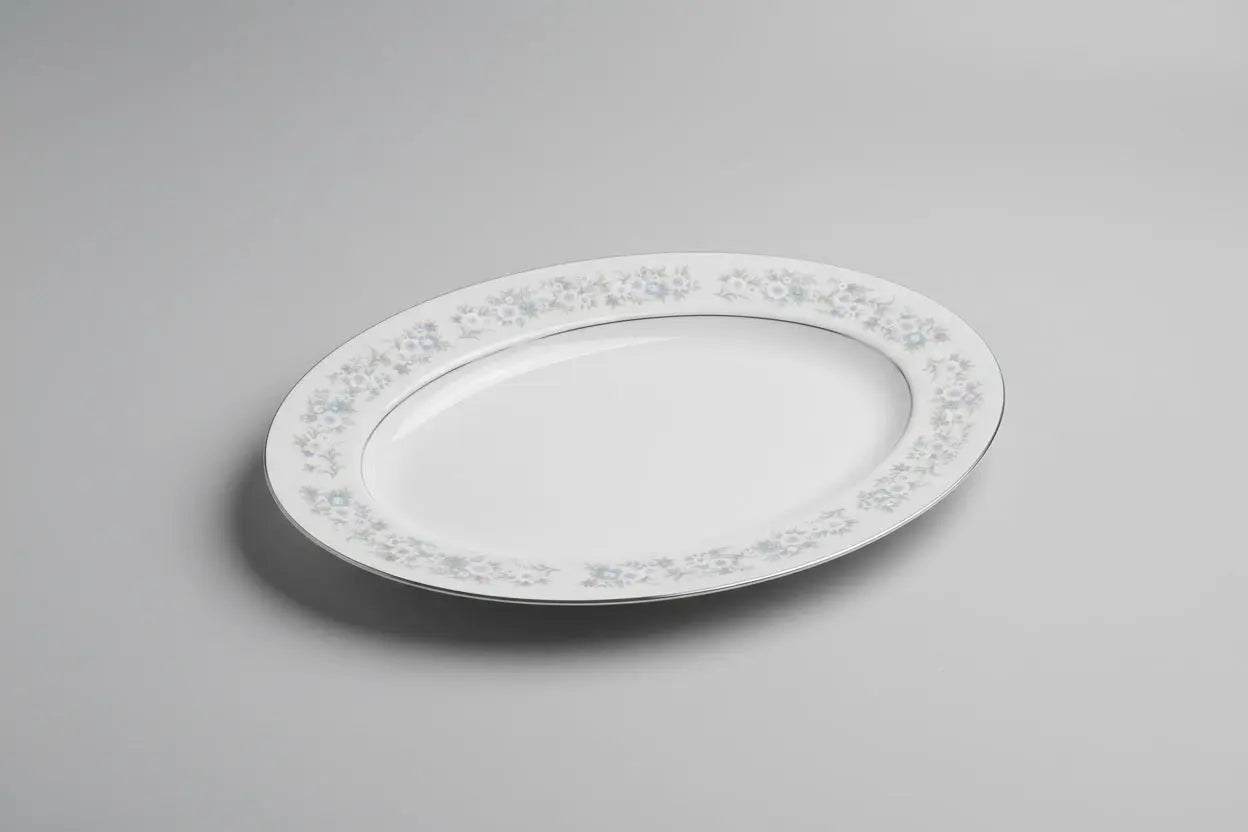 Premiere Fine China Fleurette Serving Platter – Japanese Porcelain, Model M9002, 1960s–1970s Premiere Fine China