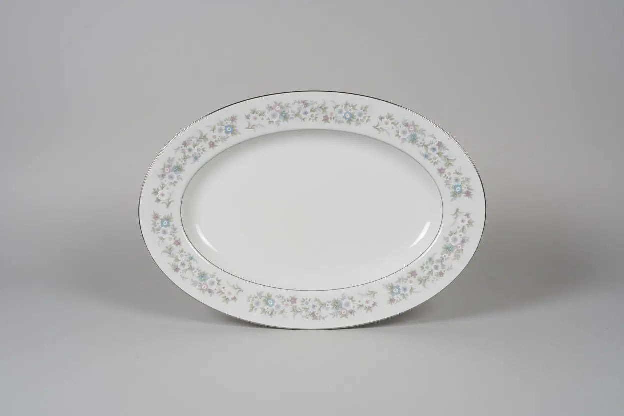 Premiere Fine China Fleurette Serving Platter – Japanese Porcelain, Model M9002, 1960s–1970s Premiere Fine China