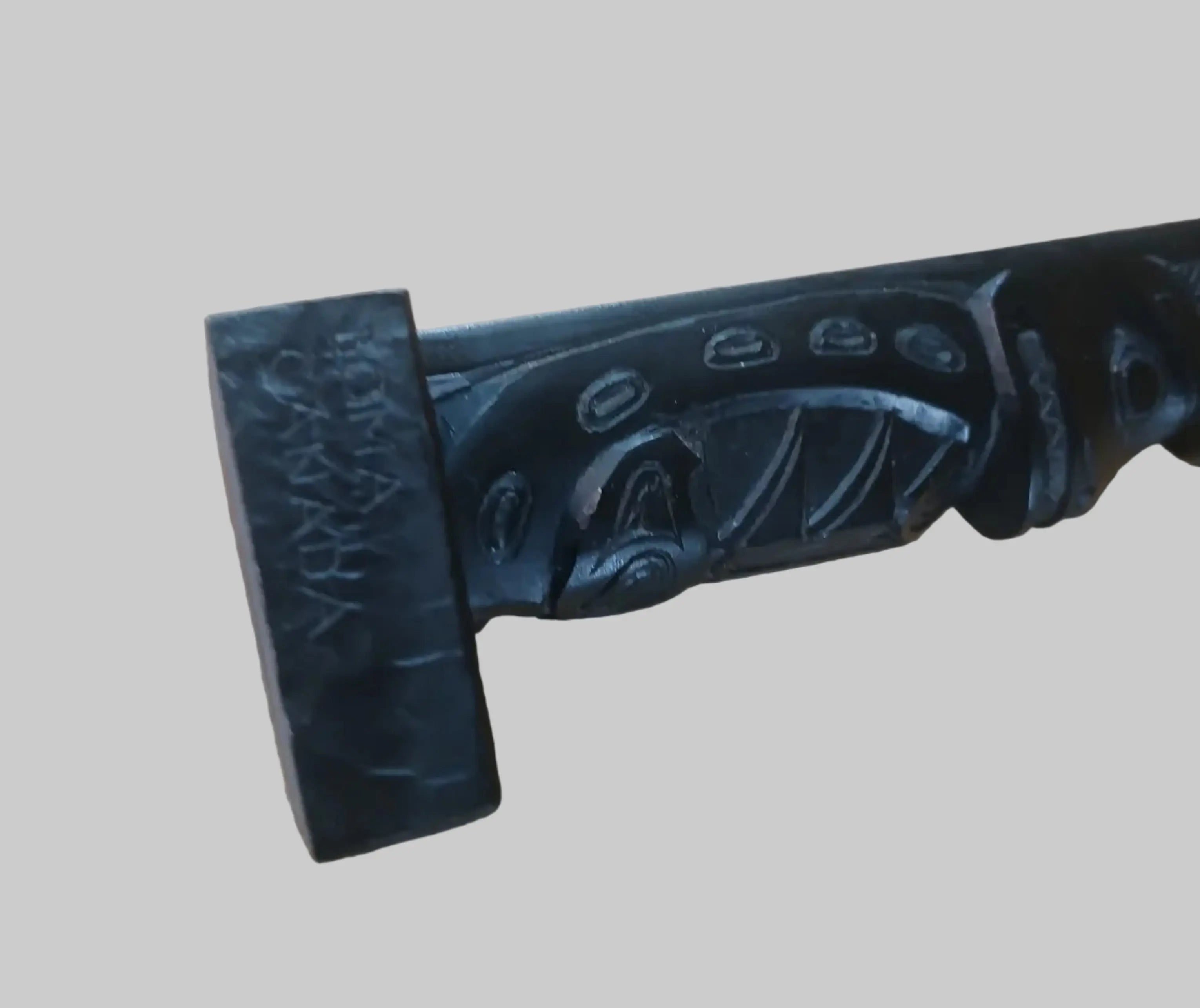 Vintage Boma Canada Haida Totem Pole Figurine — Northwest Coast Native Art Boma Canada