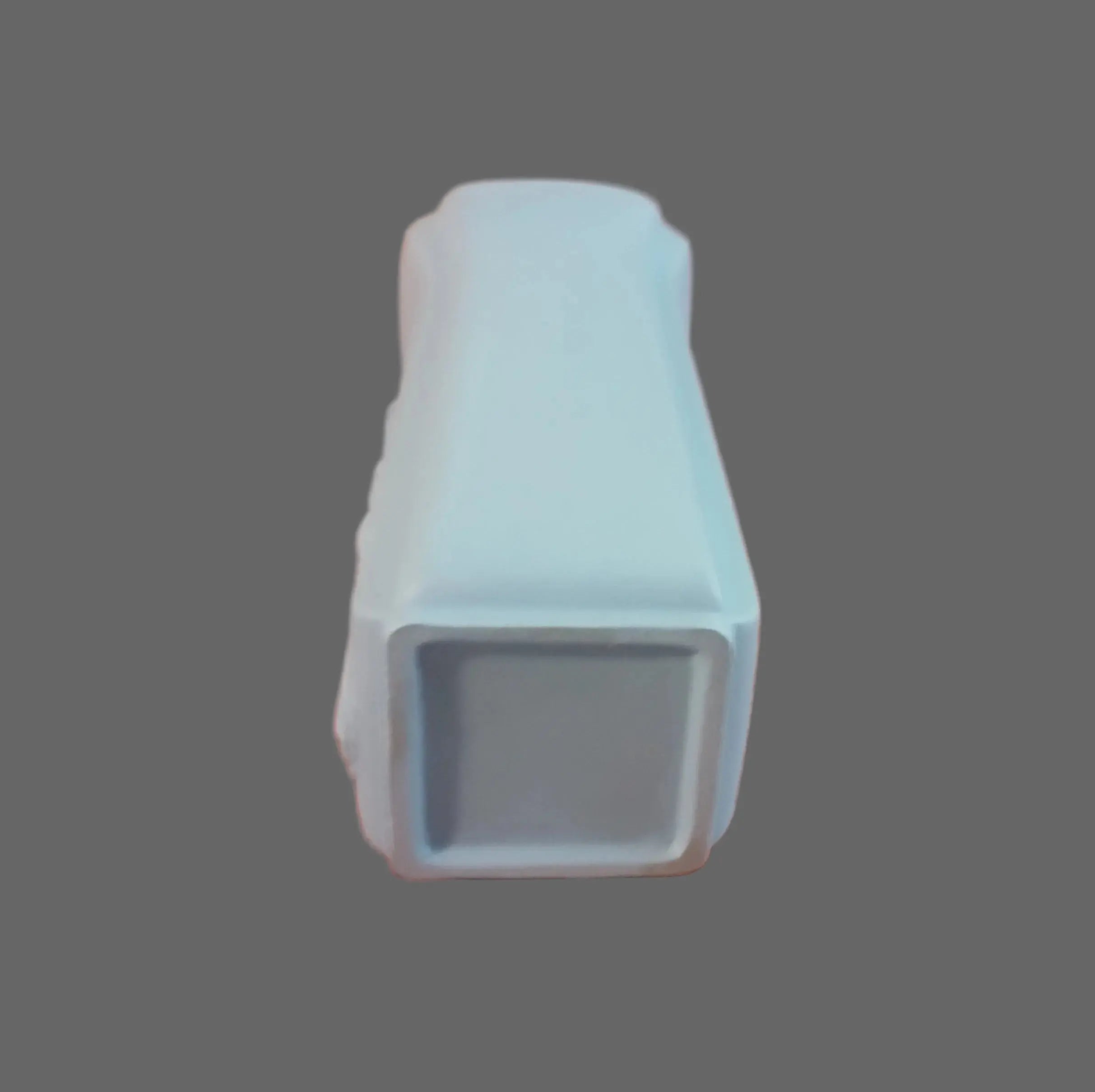 Vintage Japanese Jasperware Iris Vase | Blue Bisque Porcelain Relief | 1950s Vintage Craze